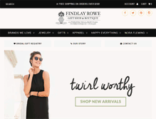 Tablet Screenshot of findlayrowedesigns.com